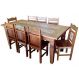 Conjunto de Mesa Mariana em Madeira de Demolição - Cód 1687