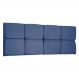 Cabeceira Painel Casal 1,40m Nina Suede Azul Marinho - Pallazio