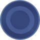 Kit 12 Pratos Fundos Unni Blue Oxford® Cerâmica 20,5cm