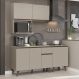Armário de Cozinha Compacta 180 cm Crema Nice Madesa 02