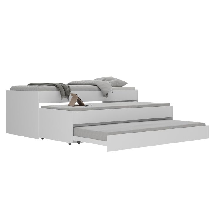 Tricama com Colchão Incluso Multimóveis FG0739 Branco