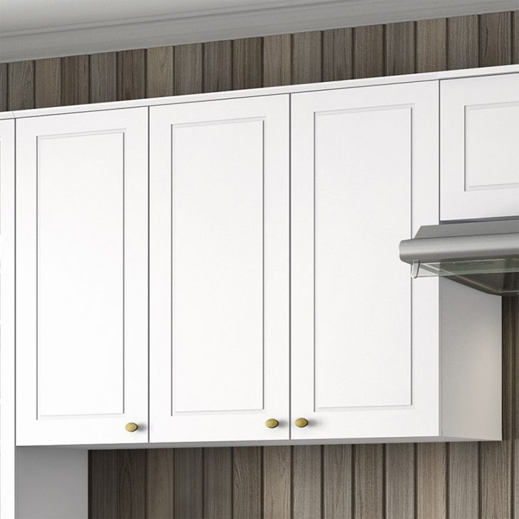 Armário Aéreo Nova York 3 Portas Branco