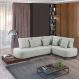 Image of Sofá 4 Lugares Paris com Apoio Lateral Linho Gelo ES745UP16KFFMOB