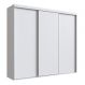 Image of Guarda-Roupa Casal Alya 3 Portas 4 Gavetas Branco MO895CL16HFBMOB