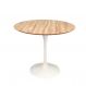 Mesa de Jantar Tulipa Saarinen Redonda 140 cm - Nogueira