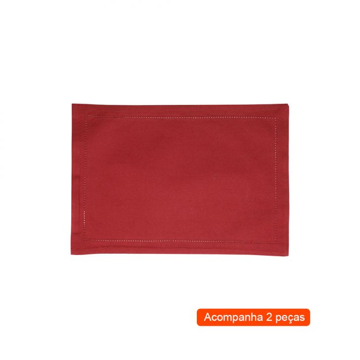 Jogo Americano Servivit Vermelho 45x33 Cm