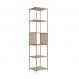 Estante Industrial Grille Arenas e Dourado 180 cm