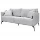Sofa Liv 3 Lugares 200cm Pes Aço Linho 233 Grigio Ezz