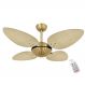 Ventilador Volare Off P Palmae Natural 127V Controle Remoto