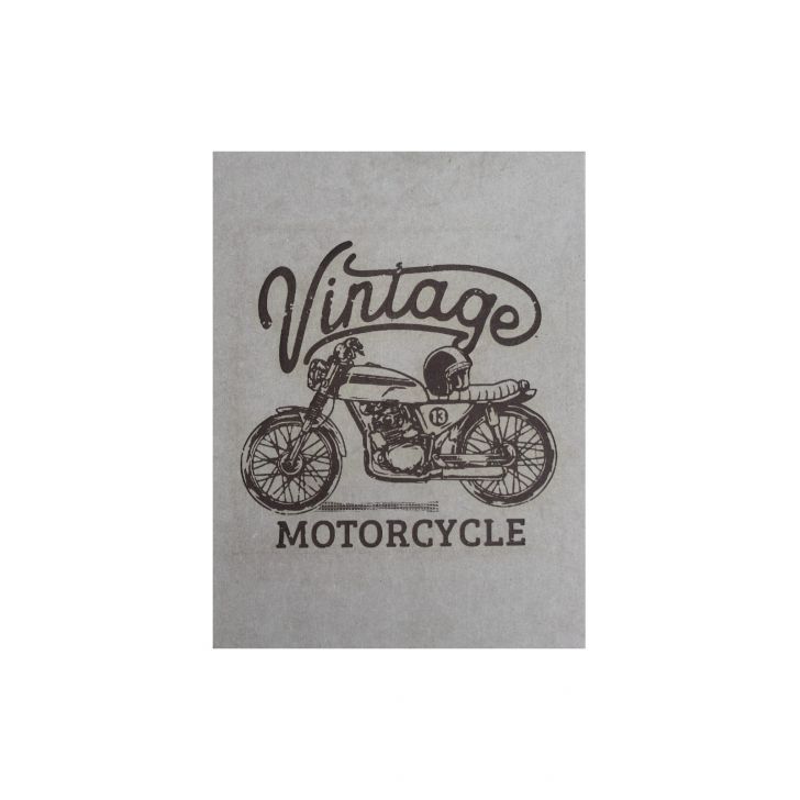 Placa Decorativa Adesiva Não é Segredo Moto MDF 30x40 NS0403