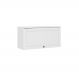 Armário Aéreo Milla MDF 1 Porta Branco 80 cm Carraro