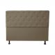 Cabeceira Solteiro Juliana 90cm Para Cama Box Suede Capuccino - DS Estofados