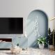 Quadro Escultura Jogador de Basquete T 150x53 Branco
