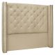 Cabeceira Solteiro Cama Box 90cm Louise S06 Linho Dourado - Mpozenato
