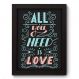 Quadro Decorativo - All You Need - 058qdop