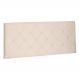 Cabeceira Painel Estofada Cama Box Casal Tânia 140cm Suede Bege - Desk Design