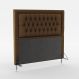 Cabeceira Pegasus 140 Para Cama de Casal Sued Marrom Aradecor