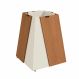 Base para Mesa de Jantar Dalia Canela e Off White