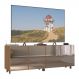 Rack TV até 50 Polegadas 4 Portas com Rodízios e Espelhos Multimóveis MP1080 Rustic