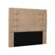 Cabeceira Casal Gênova Suede Bege
