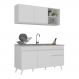 Armário de Cozinha Compacta 150cm Veneza Multimóveis V2142 Branco