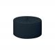 Puff Decorativo Sala De Estar Round Veludo Azul Marinho G45 - Gran Belo