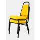 02 Cadeiras Empilhável para Hotelaria Linha Hotel Jersey Amarelo