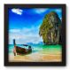 Quadro Decorativo - Praia - 22cm x 22cm - 068qnpap