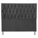 Cabeceira Queen 1,60m Paris Suede Cinza - Pallazio