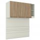 Ponte Casal Modulado 3 Portas 185x145 cm Seletto Areia Jequitiba Henn