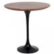 Mesa Lateral Tulipa Saarinen Redonda 51 cm - Imbuia