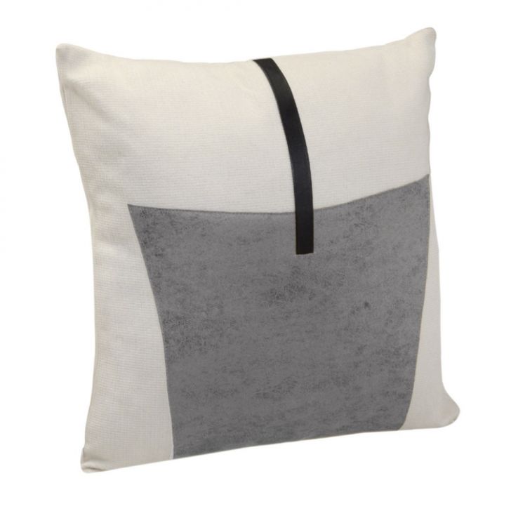 Almofada Linha Cinza e Preta