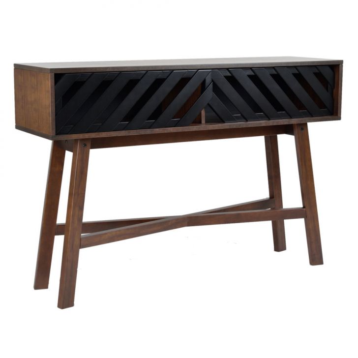 Aparador Venê Amêndoa e Preto