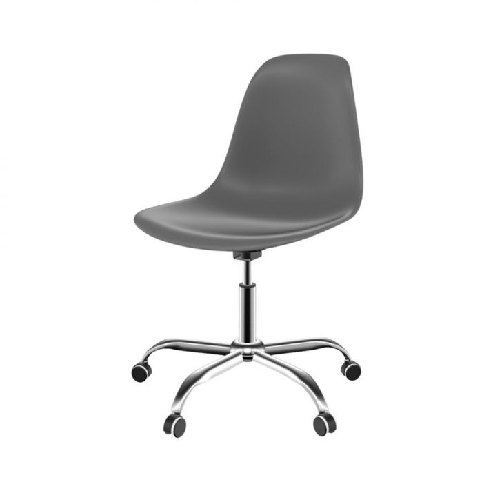 Cadeira Eames Office Konkret e Cromada