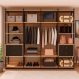 Guarda Roupa Closet Modulado Genialflex Aberto Freijó Preto
