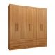Guarda-Roupa Casal Majestic 6 Portas 6 Gavetas Freijó