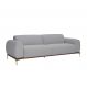 Image of Sofá 3 Lugares Kiev Linho Cinza Claro MO895UP06IRXMOB