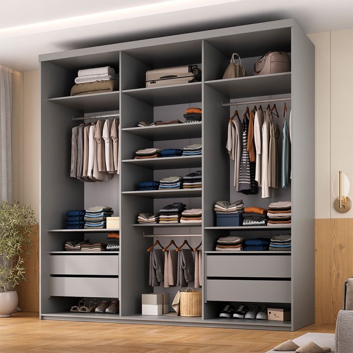 Guarda-roupa Closet Mountier 4 Gavetas Urbi