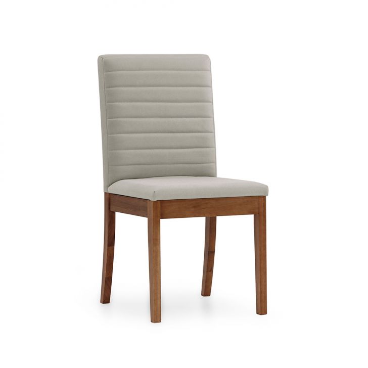 Cadeira Torres Poliéster Bege e Avelã