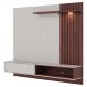 Painel Suspenso Tv 65 Pol 180 cm Tocantins Off White Nogueira Real Colibri