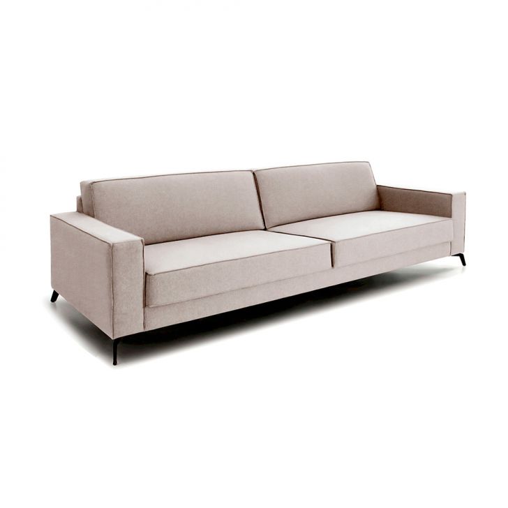 Image of Sofá 3 Lugares Angelo Linho Bege 180 Cm PLA-MO895UP06NVHMOB