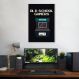 Quadro Arcade Old School Gamer 43x30 Filete Branco