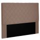 Cabeceira Casal 1,40m Esmeralda Suede Caramelo - Pallazio