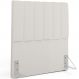 Cabeceira Cama Box Solteiro 100 cm Dália W01 Bouclê Cru - Lyam Decor