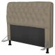 Cabeceira Paris Para Cama Box Casal 140cm Paris Corino Areia - JS Móveis