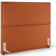 Cabeceira Box Casal King Com Tachas 195 cm Vicenza L02 Tecido Terracota - Lyam Decor