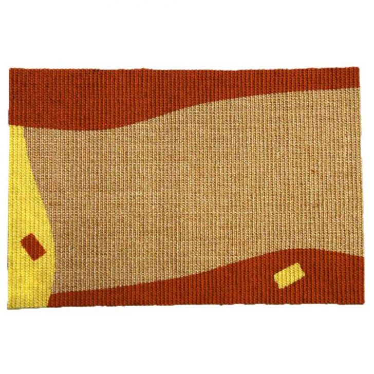 Capacho Pintado 40x60 Cm Mel Claro 140991 Apaeb