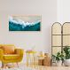 Quadro Beira Mar Maldivas 120x60 Caixa Marfim