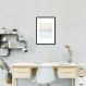 Quadro Trust the Process Colors 60x43 Caixa Preto