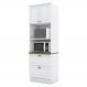 Torre Quente 2 Portas 2 Gav 72cm C351 Americana Branco Nature Henn